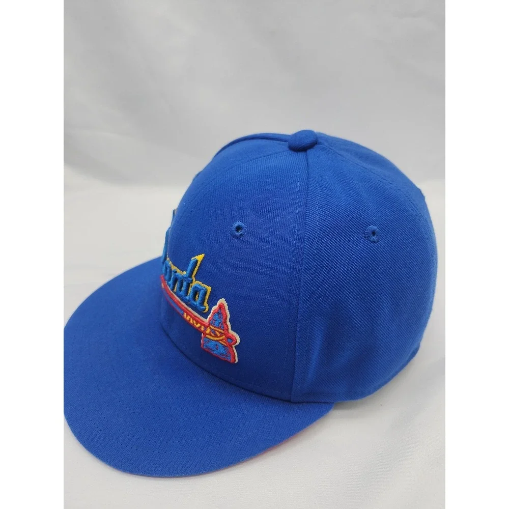 2023 Atlanta Braves Lids X Mitchell & Ness Exclusive Hat Topps Chrome 7 3/8